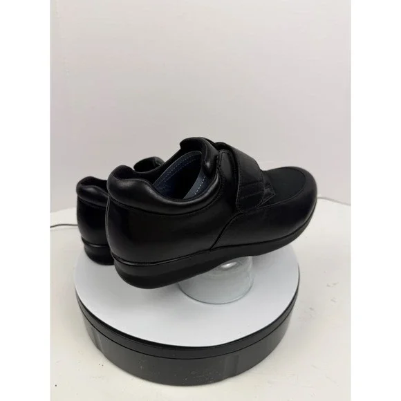 DREW Orthopedic Black Stretch Adjustable Strap Walking Shoes Women's 10 WW